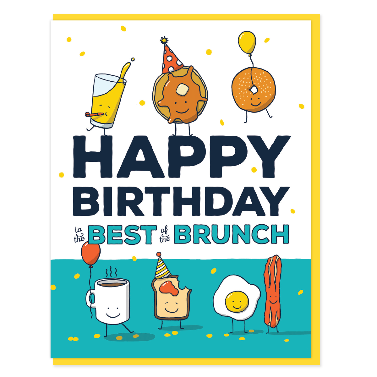 Brunch Birthday Card