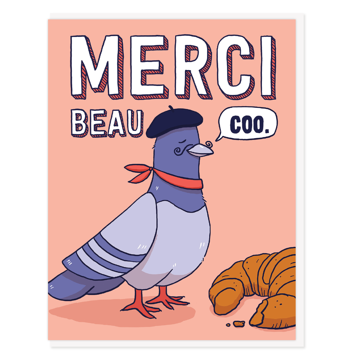 Pigeon Thank You Card