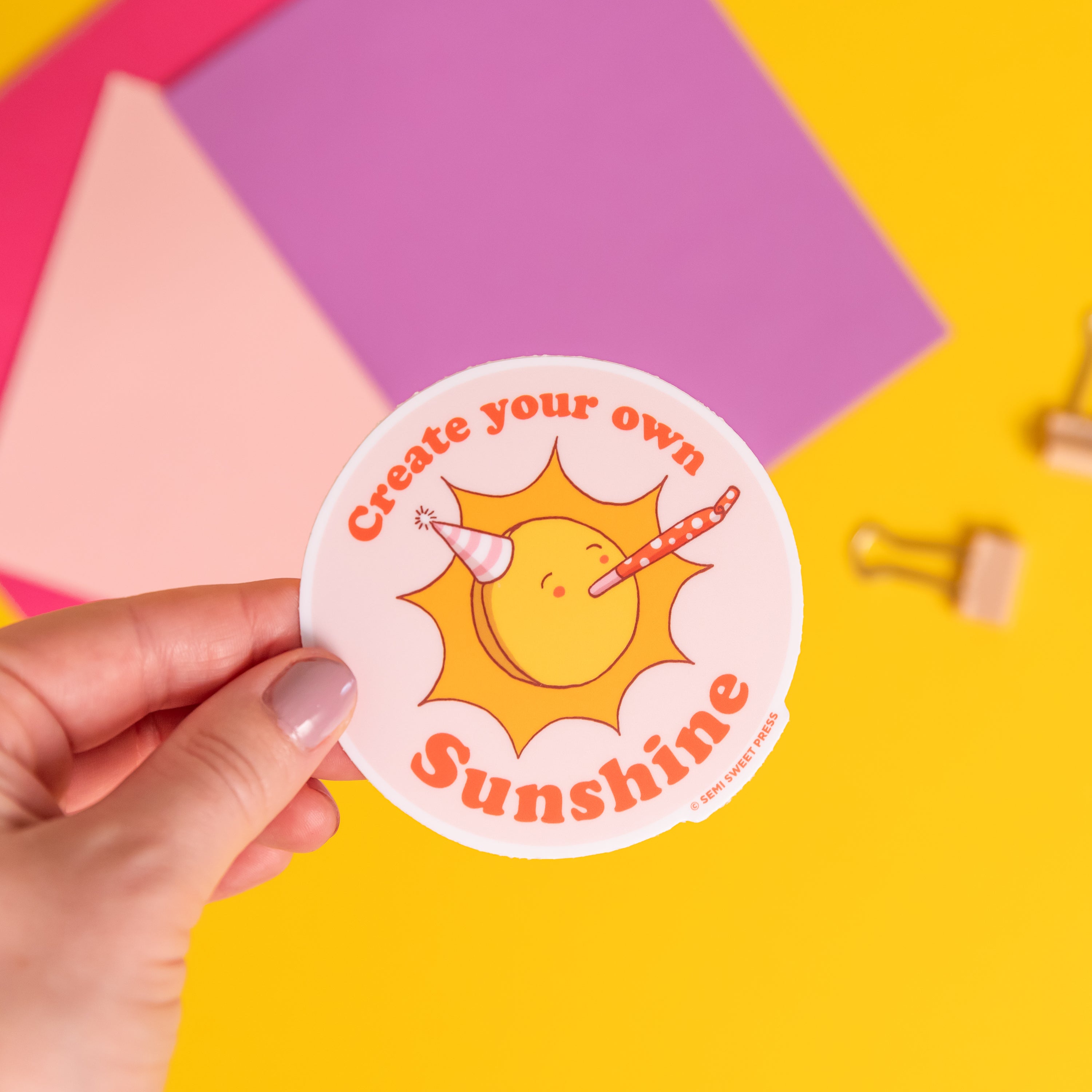 Create Sunshine sticker