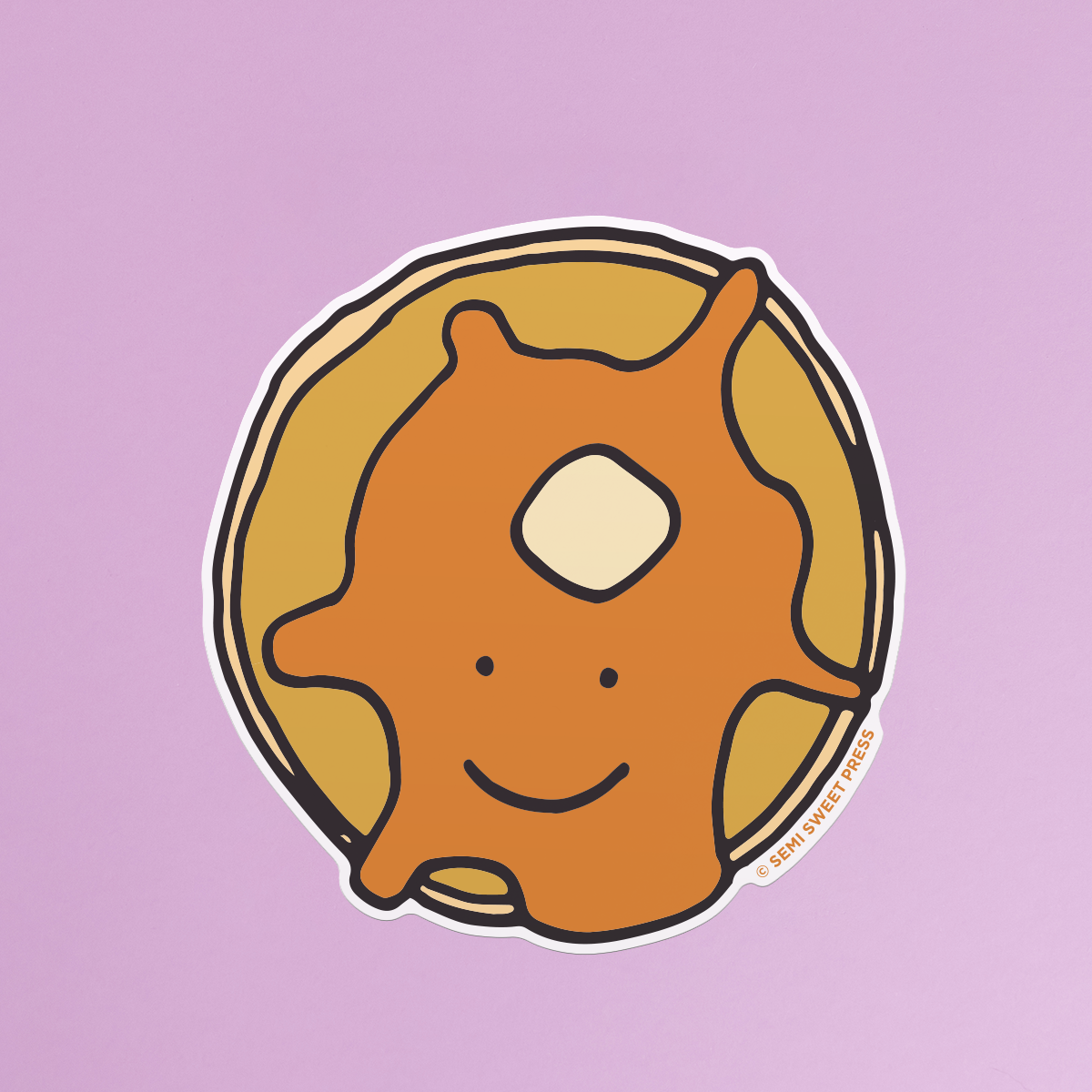 Pancake sticker