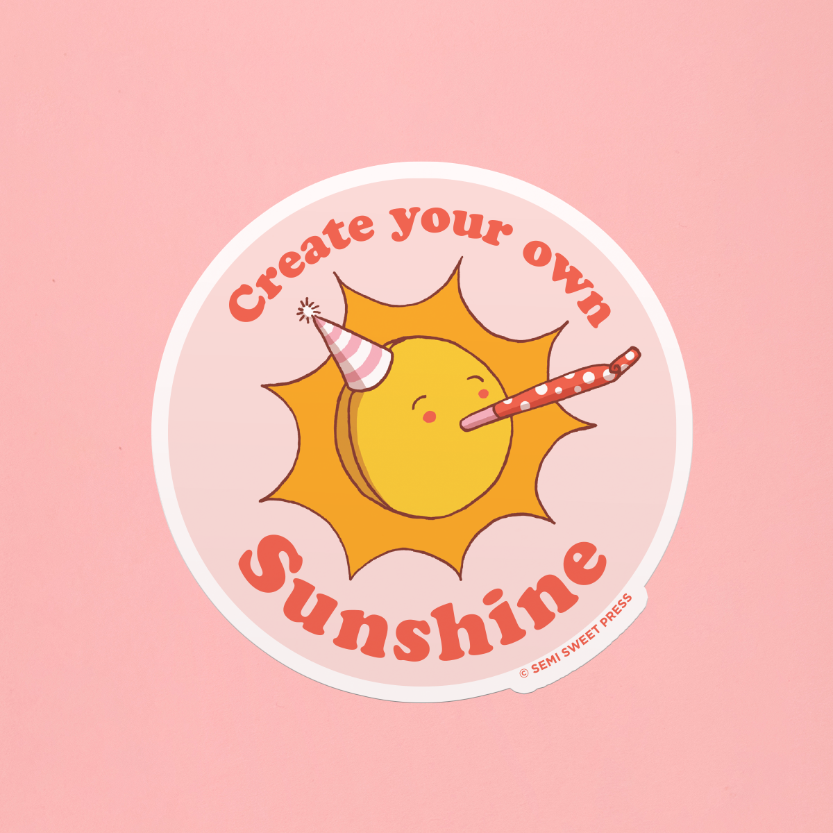 Create Sunshine sticker