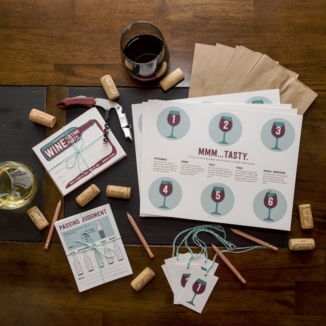 Printable Wine Tasting Kit