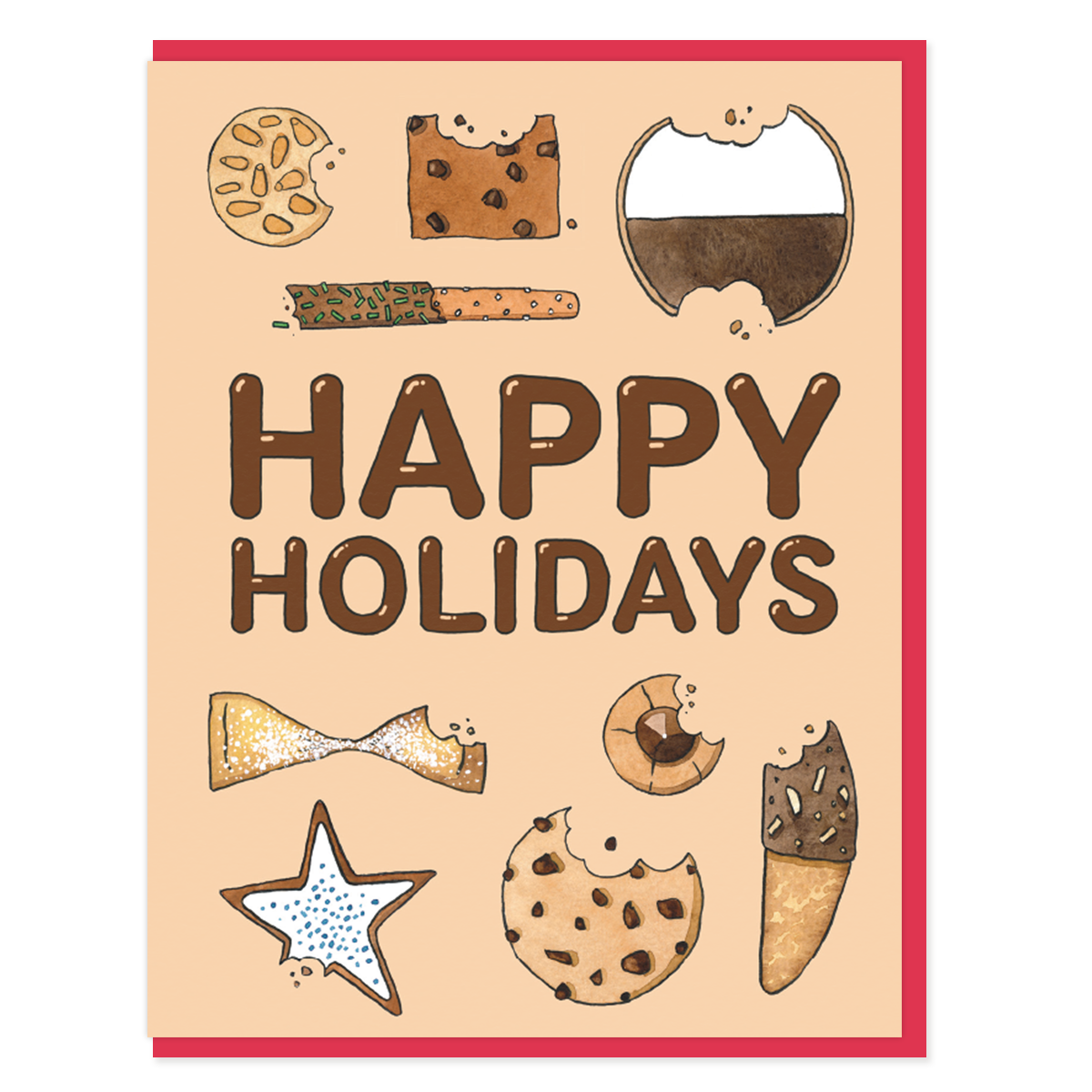 Bitten Cookies Holiday Card