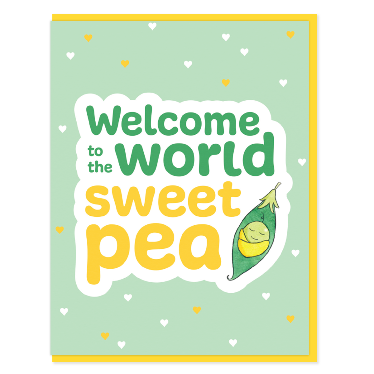 Pea Pod Baby Card