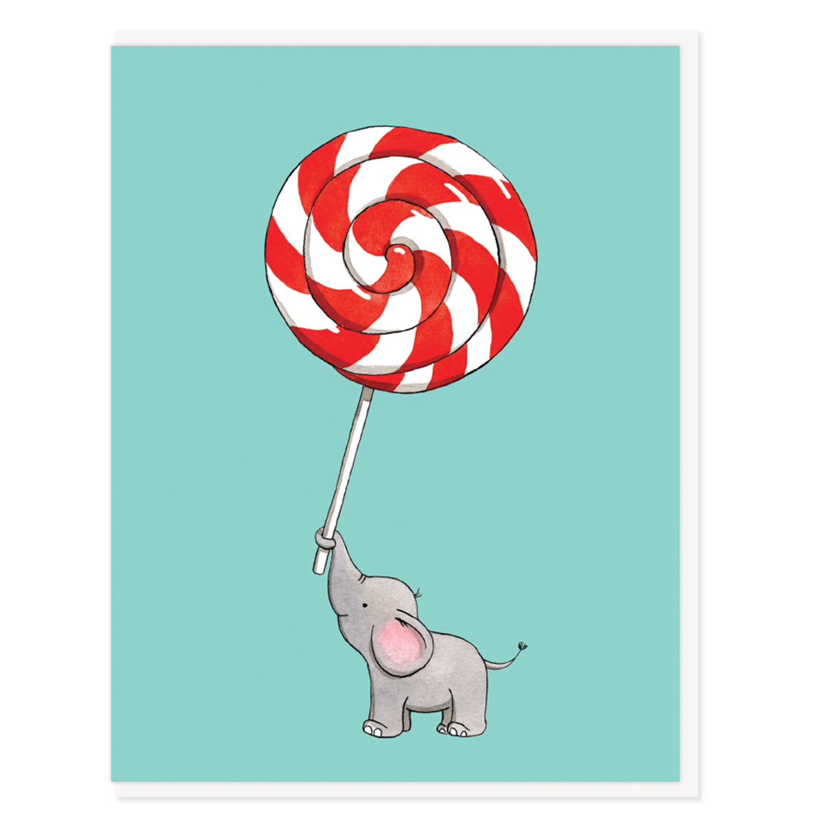 Elephant Lollipop Card