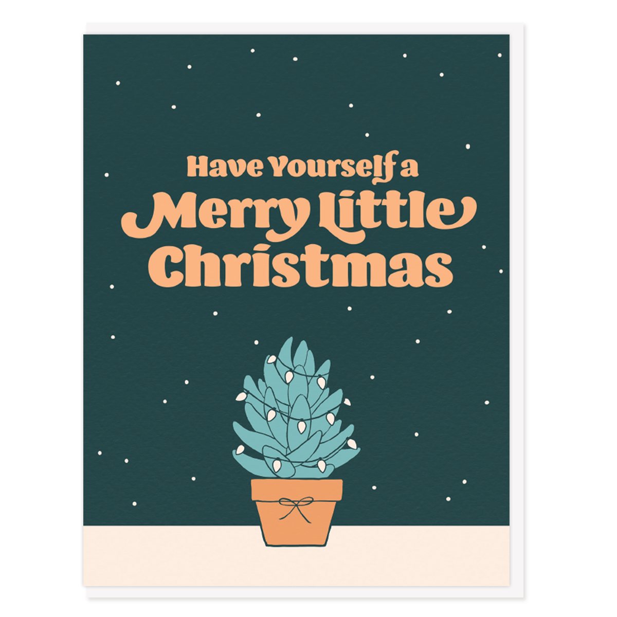 Succulent Christmas Card