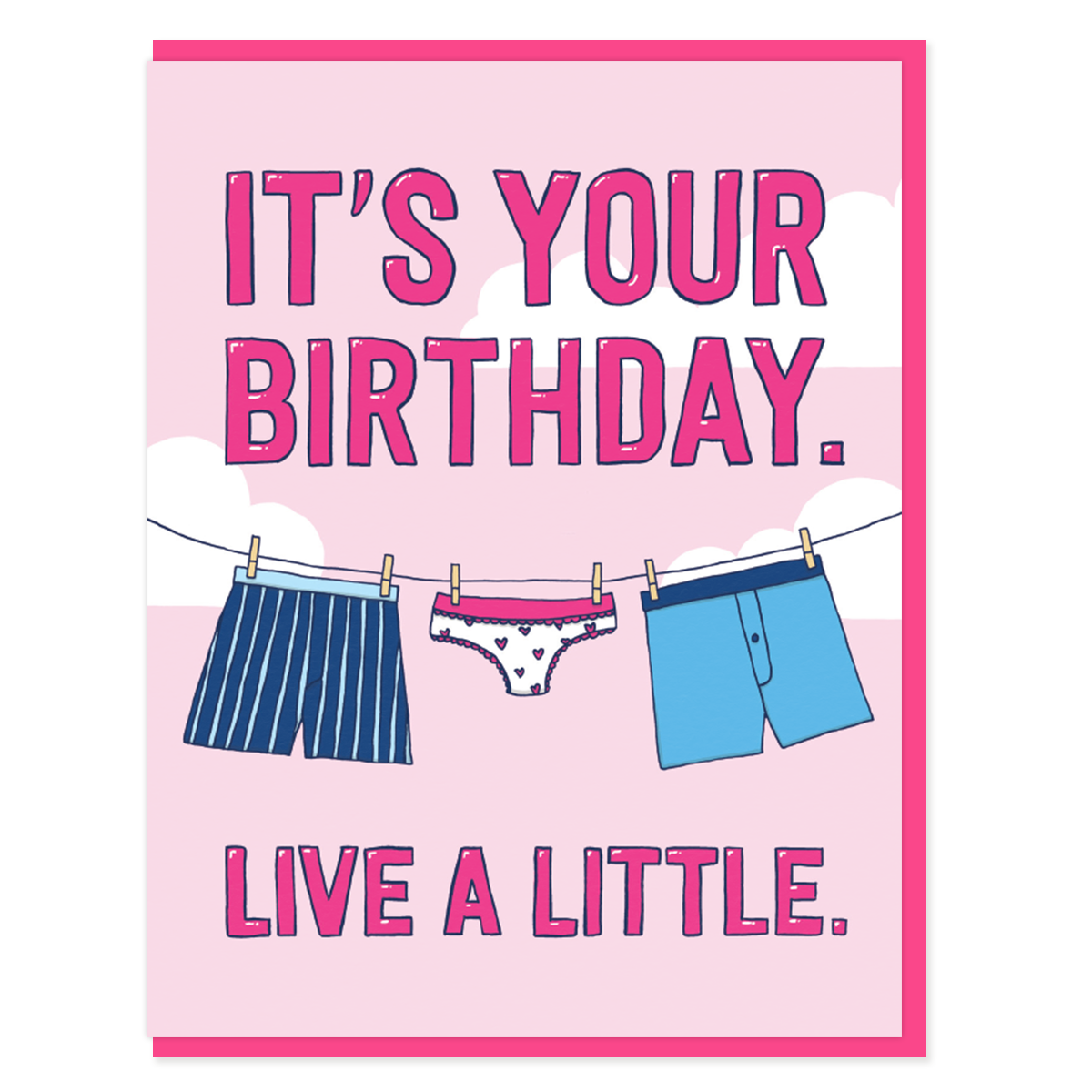 Threesome Birthday Card for Her