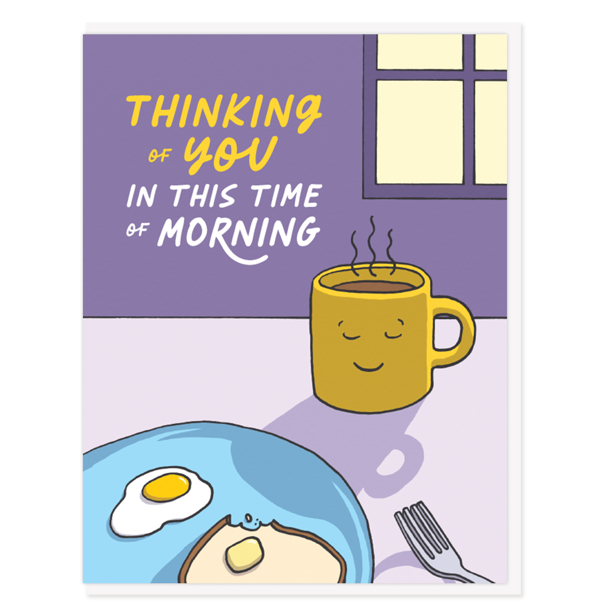 Morning Breakfast Card