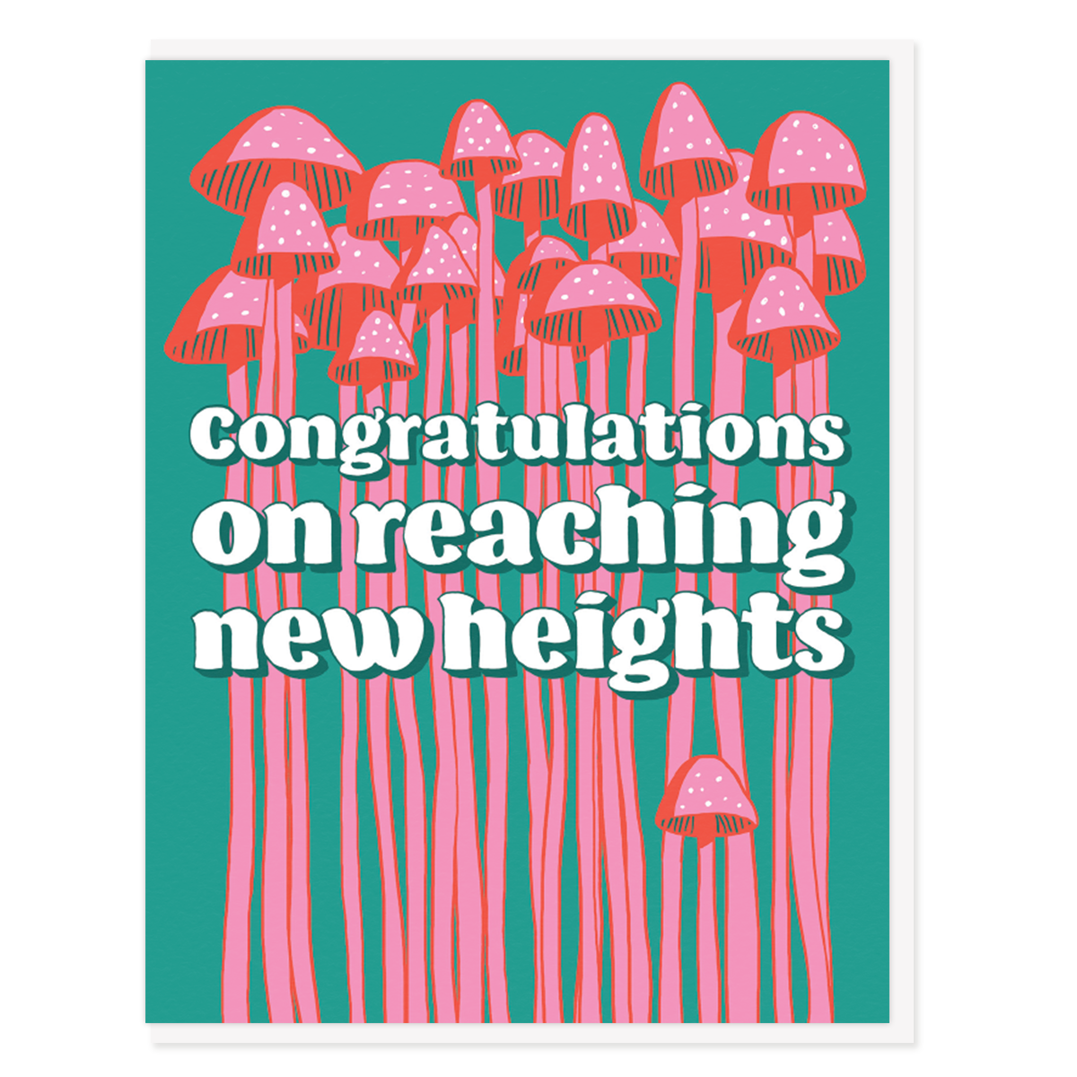 Mushrooms Congrats Card