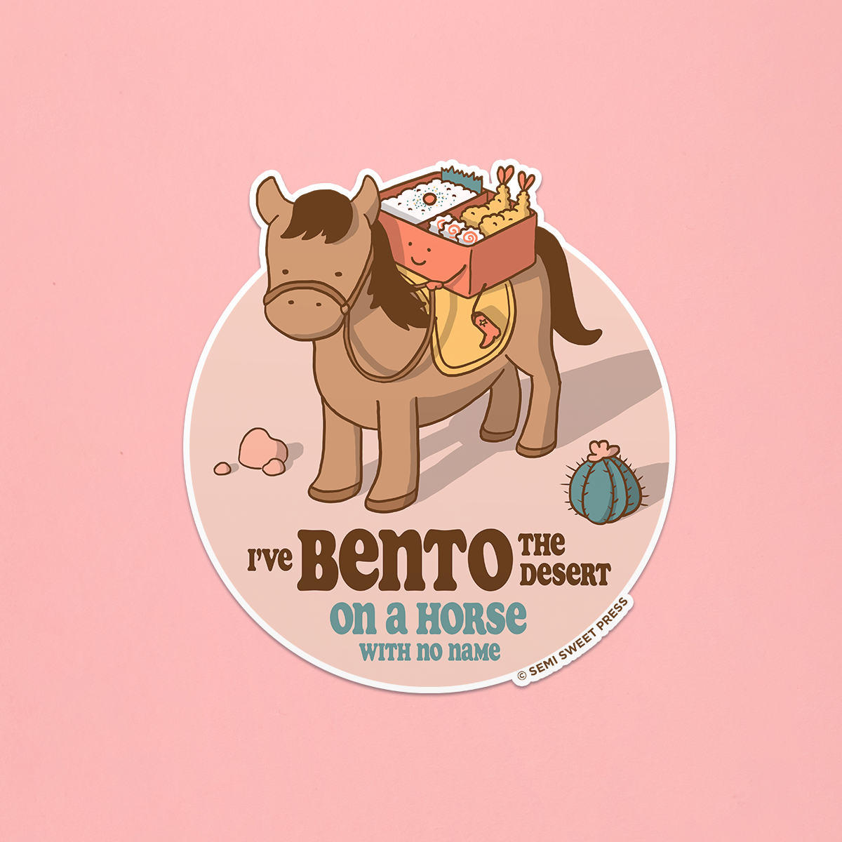 Bento Horse sticker