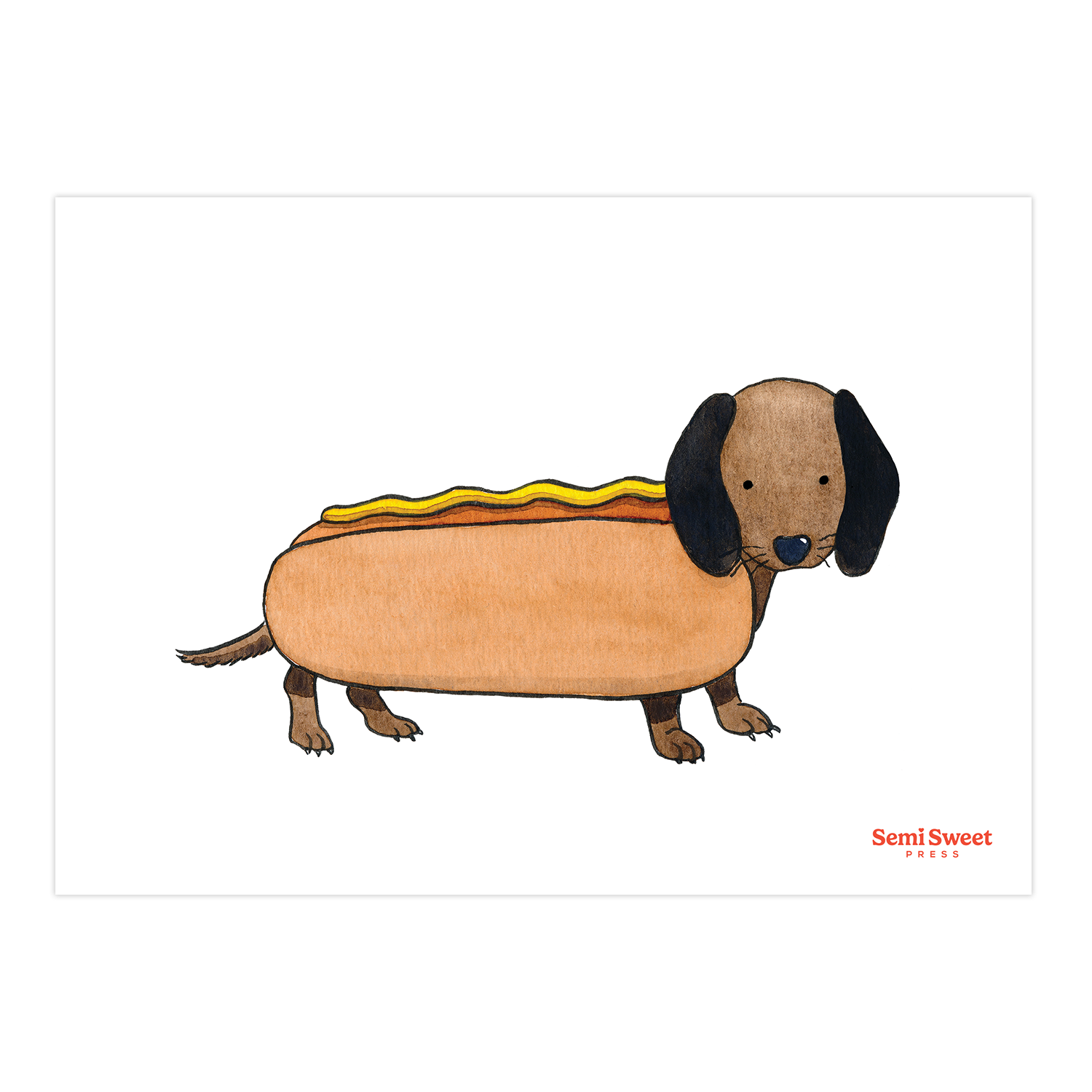 Hot Dog Weenie Art Print