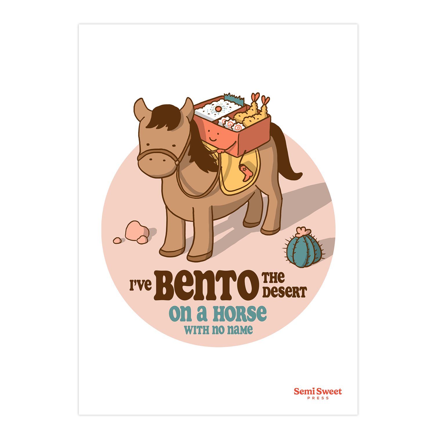 Bento Horse Art Print