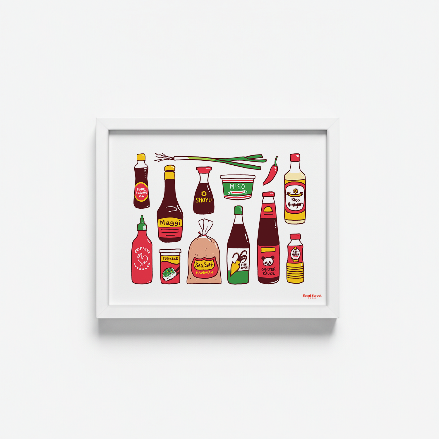 Asian Sauces Art Print
