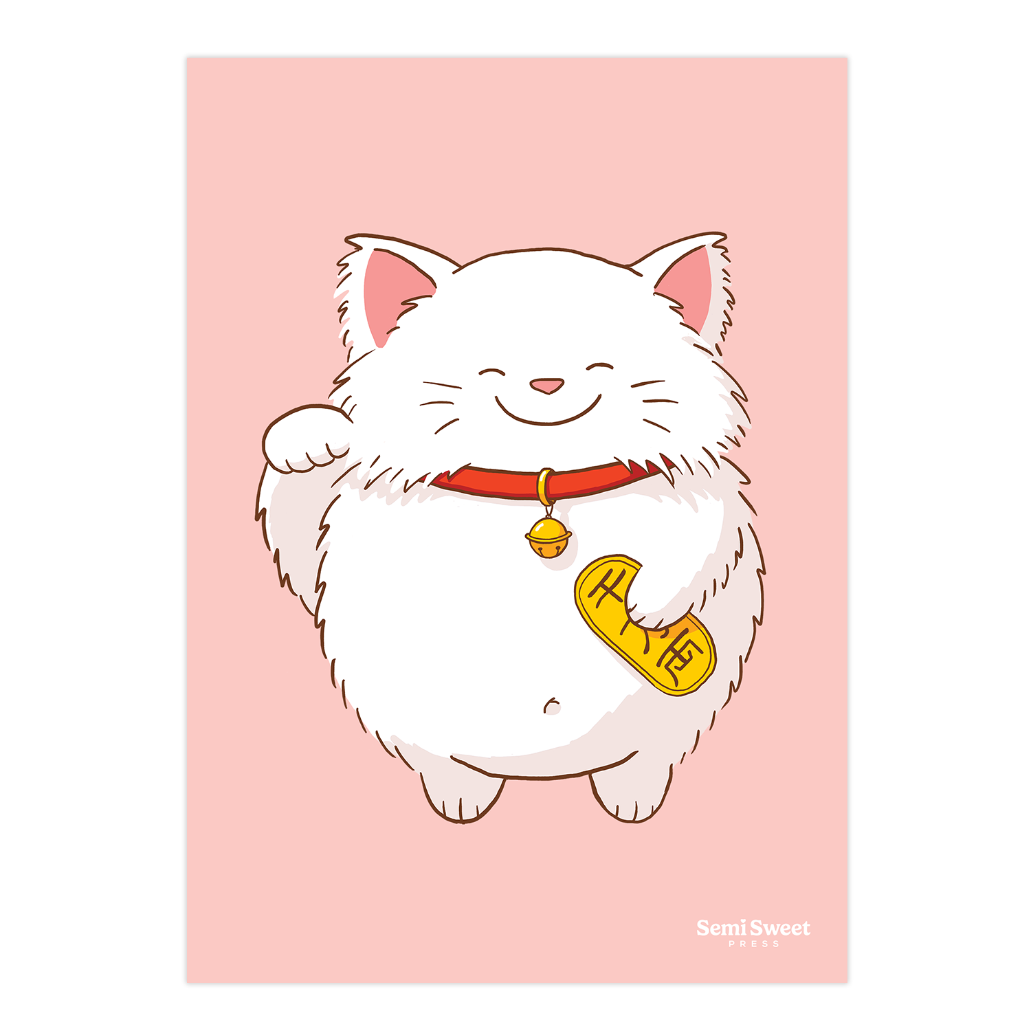 Lucky Cat Art Print