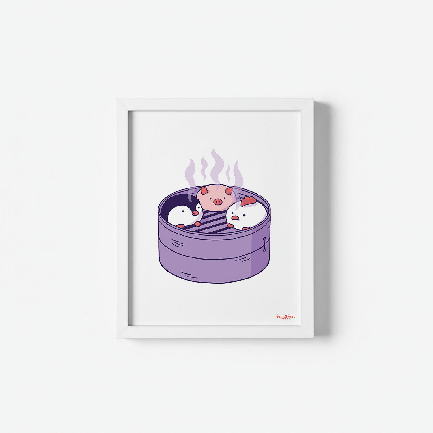 Cute Buns Art Print