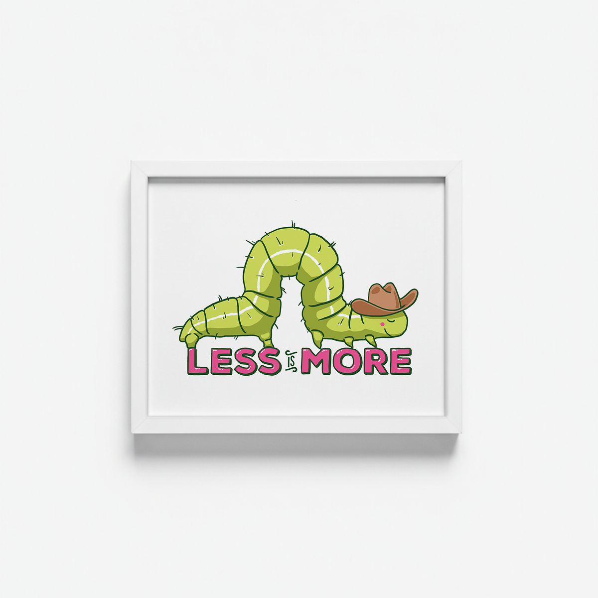 Cowboy Inchworm Art Print
