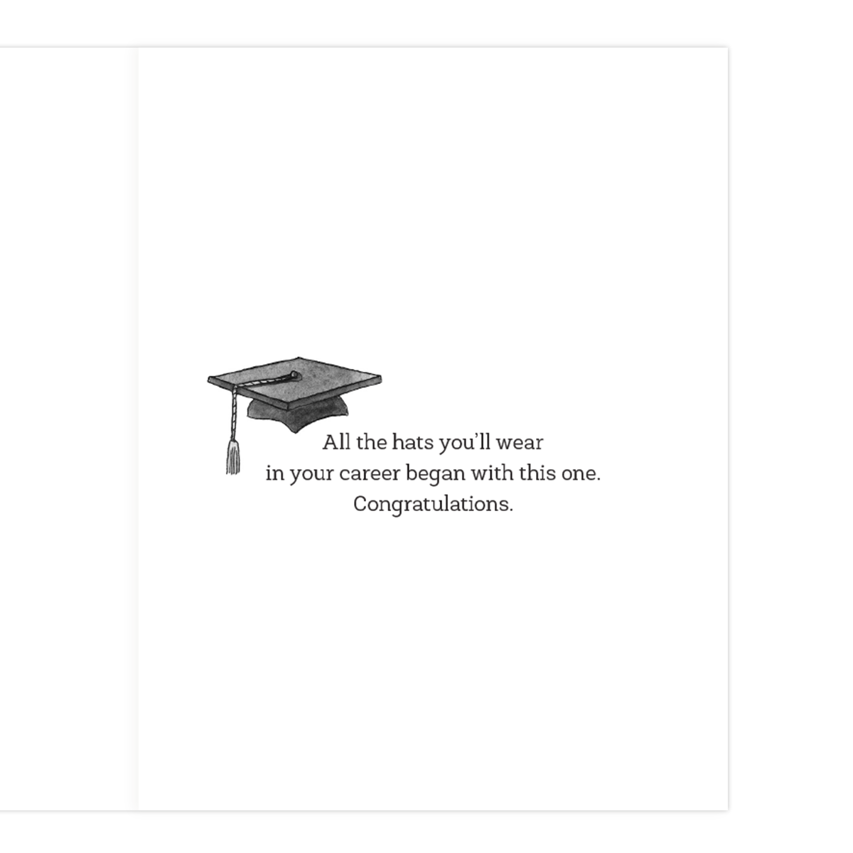 Graduation Hats Card | Semi Sweet Press
