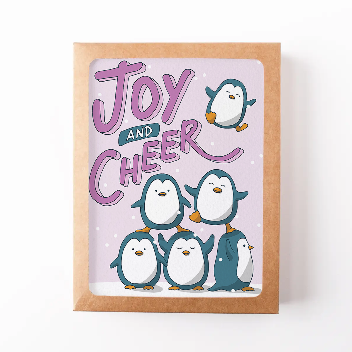 Penguin Pyramid Holiday Card