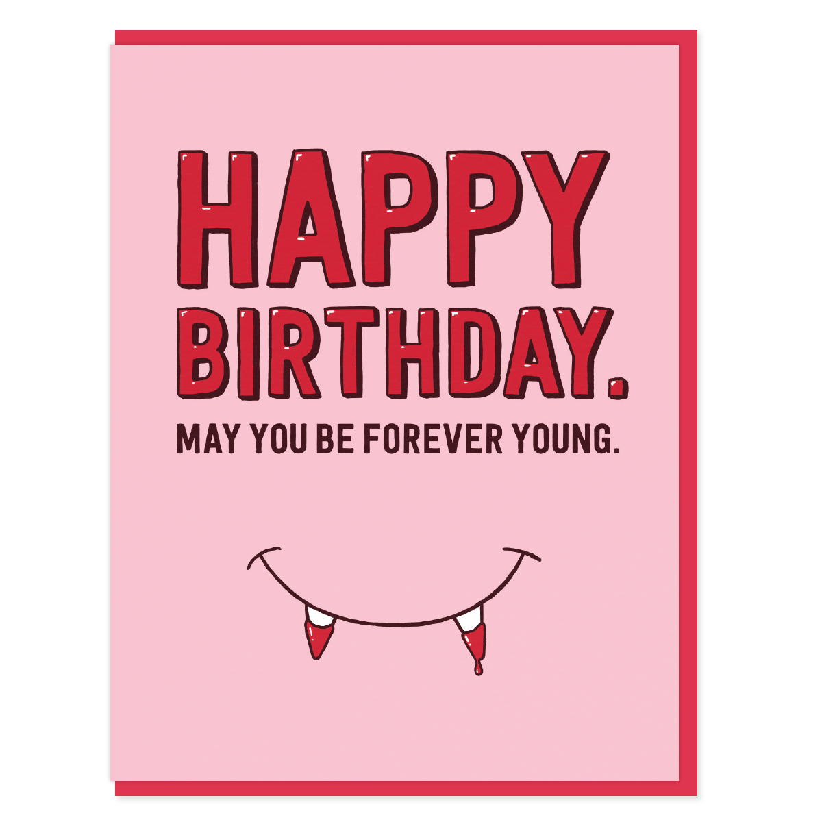 Vampire Birthday Card