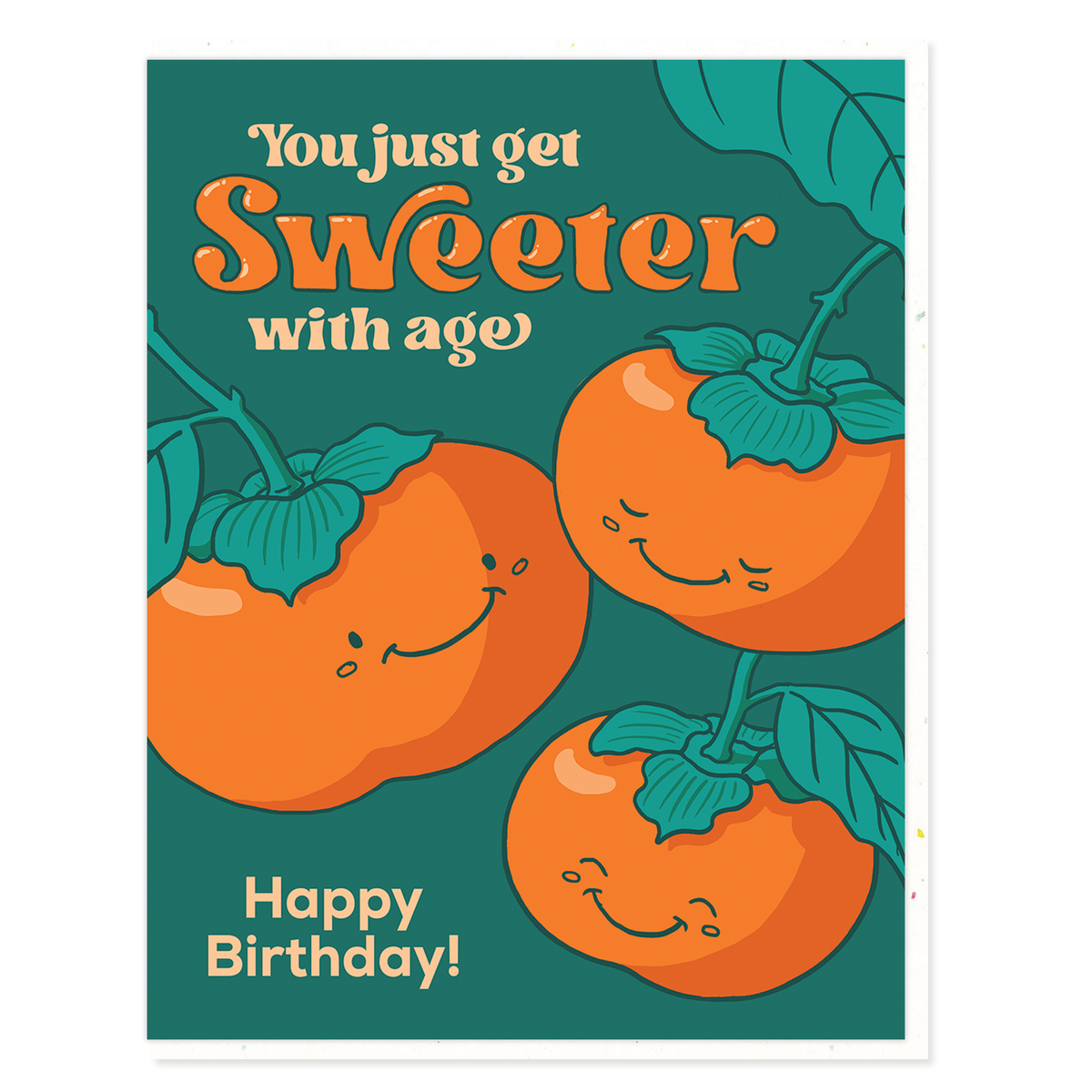 Persimmon Birthday Card
