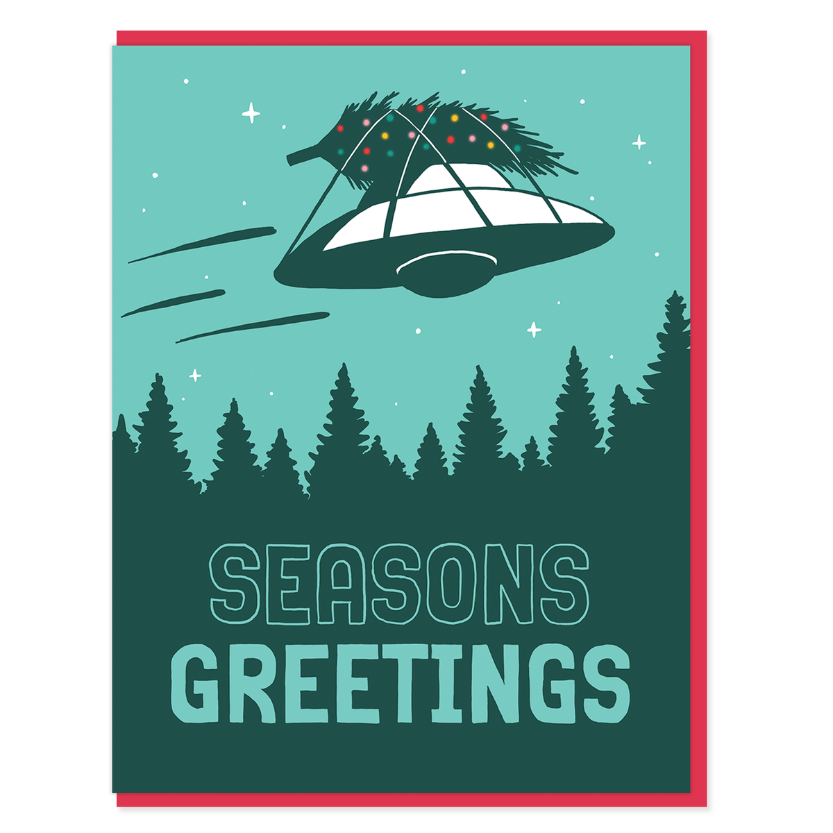 UFO Holiday Card