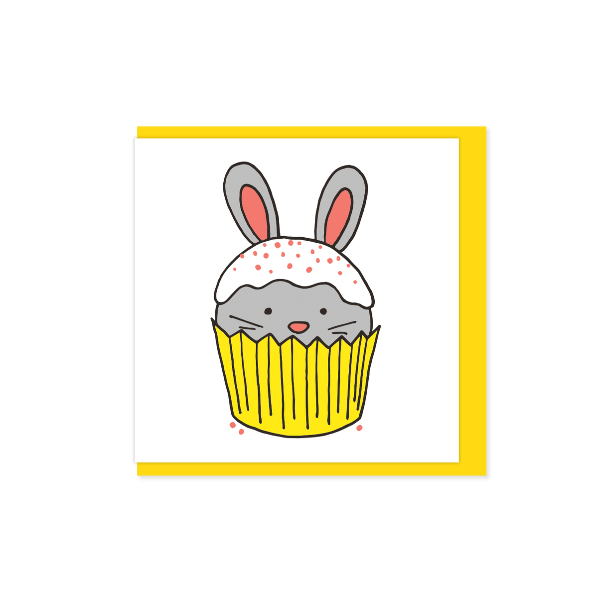 Bunny Cupcake Mini Card