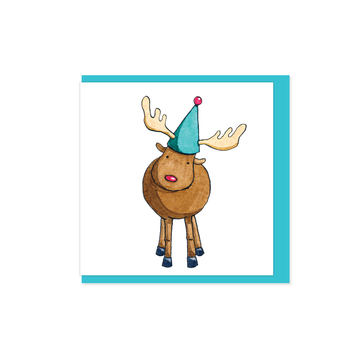 Party Moose Mini Card