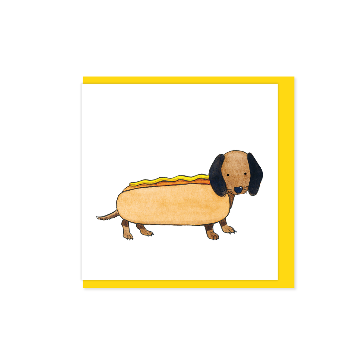 Hot Dog Weenie Mini Card