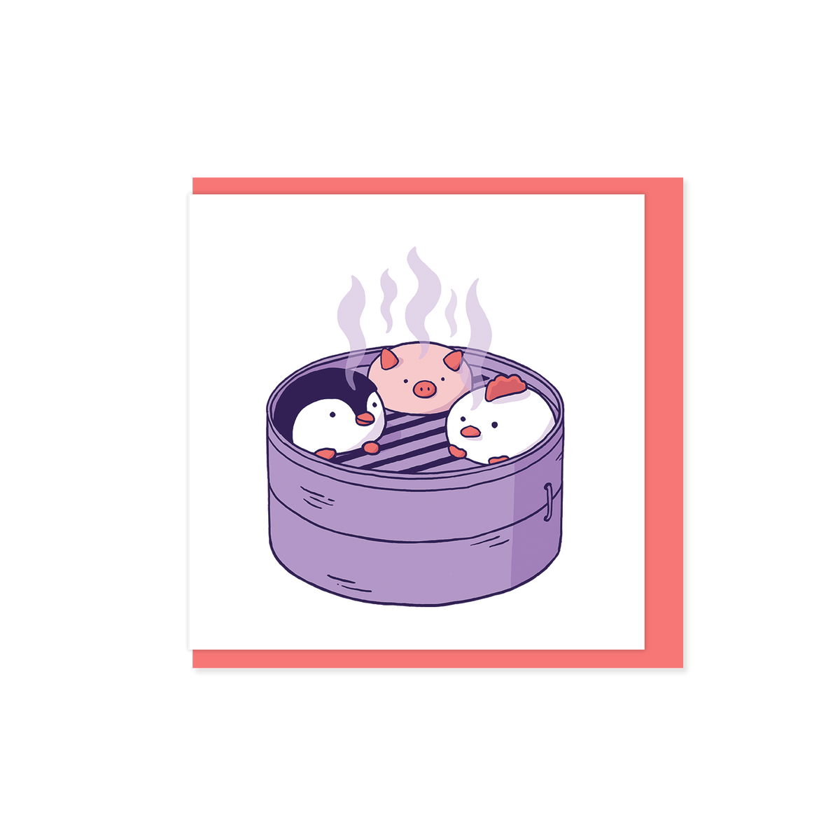Cute Buns Mini Card