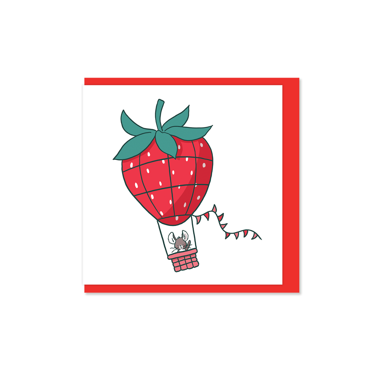 Berry Balloon Mini Card