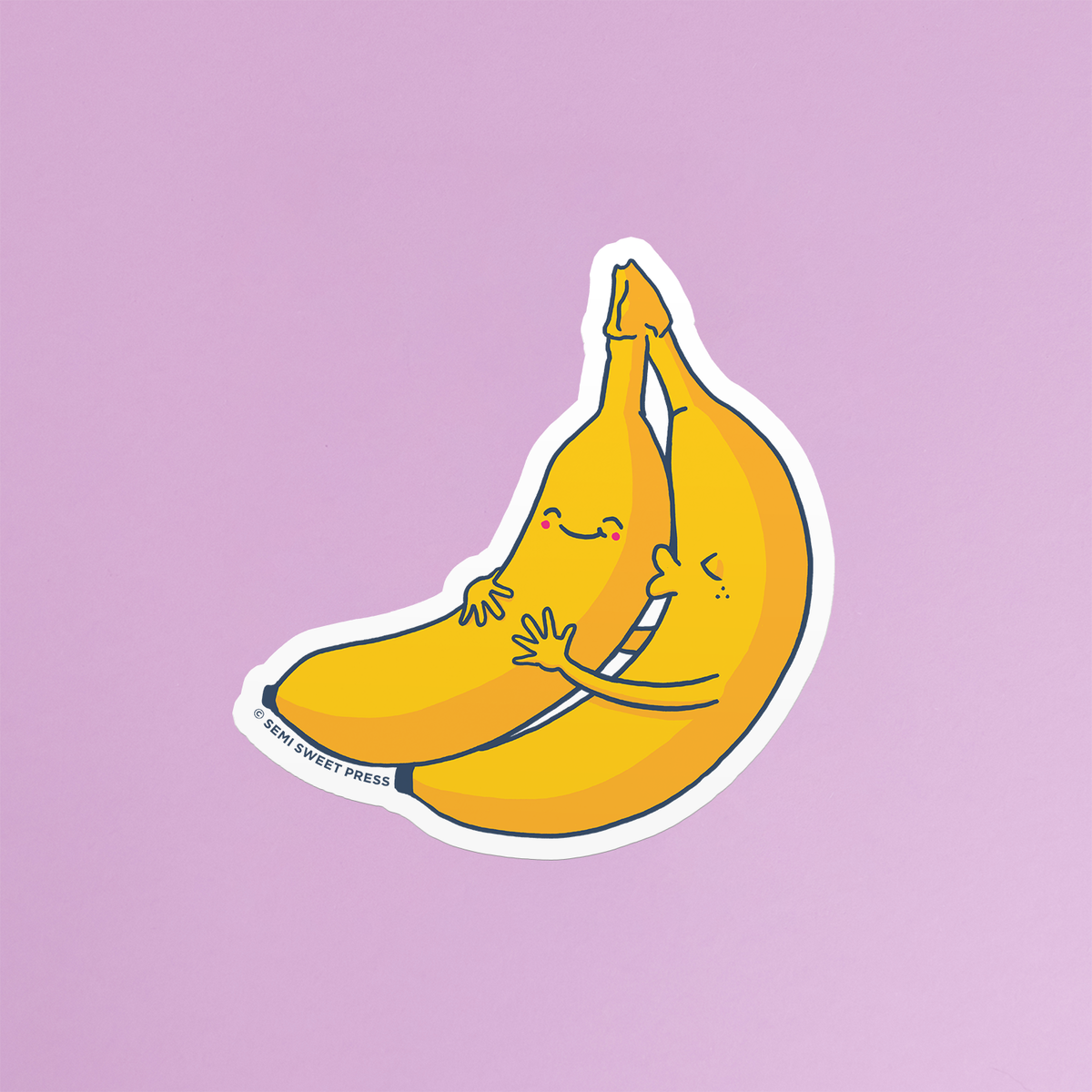 Banana Love vinyl sticker