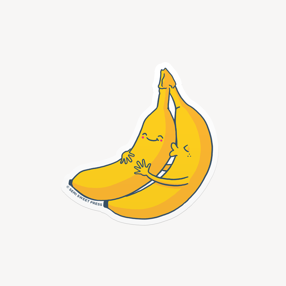 Banana Love vinyl sticker