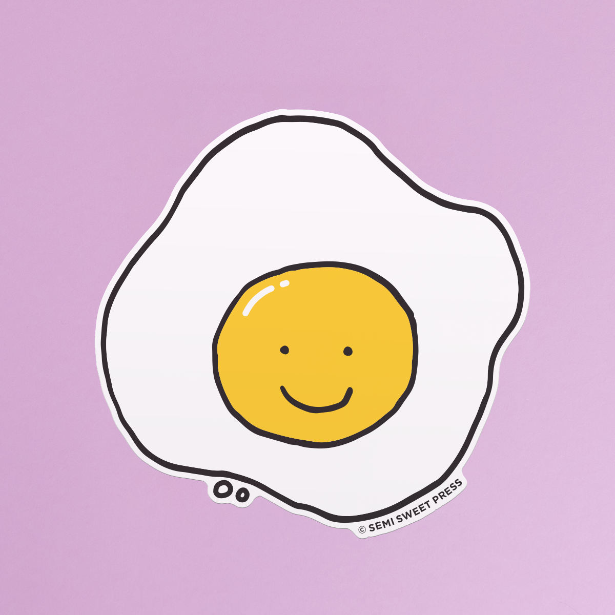 Egg sticker