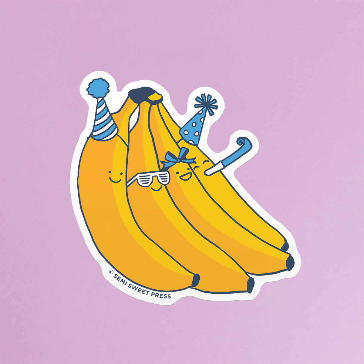 Party Bananas vinyl sticker