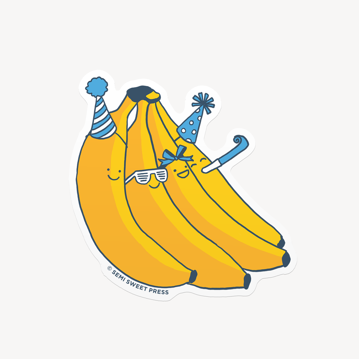 Party Bananas vinyl sticker