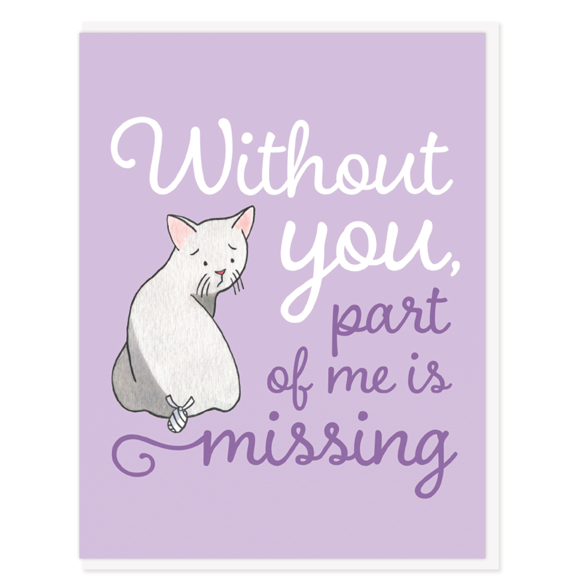 Cat Miss You Card