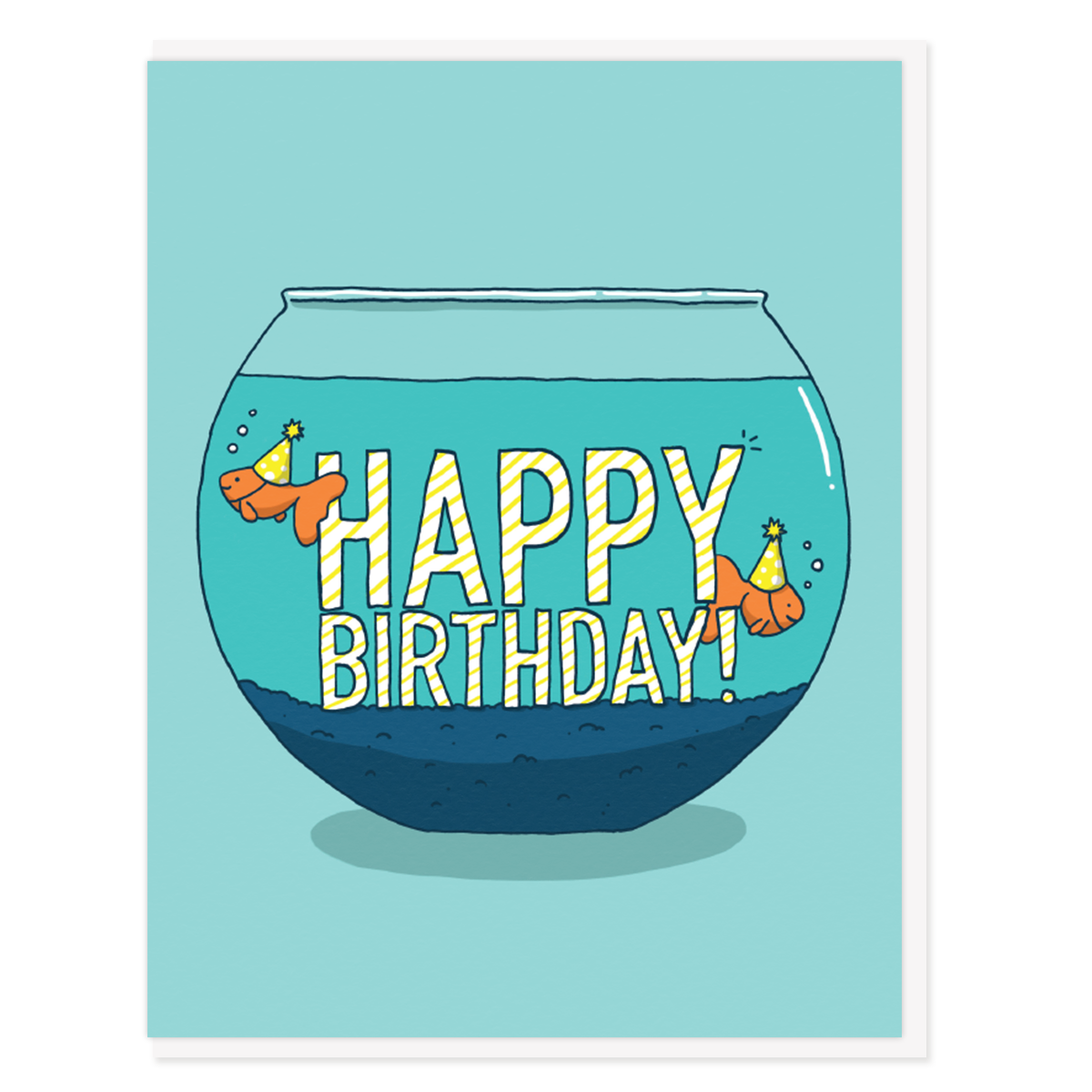 Fishbowl Birthday Card