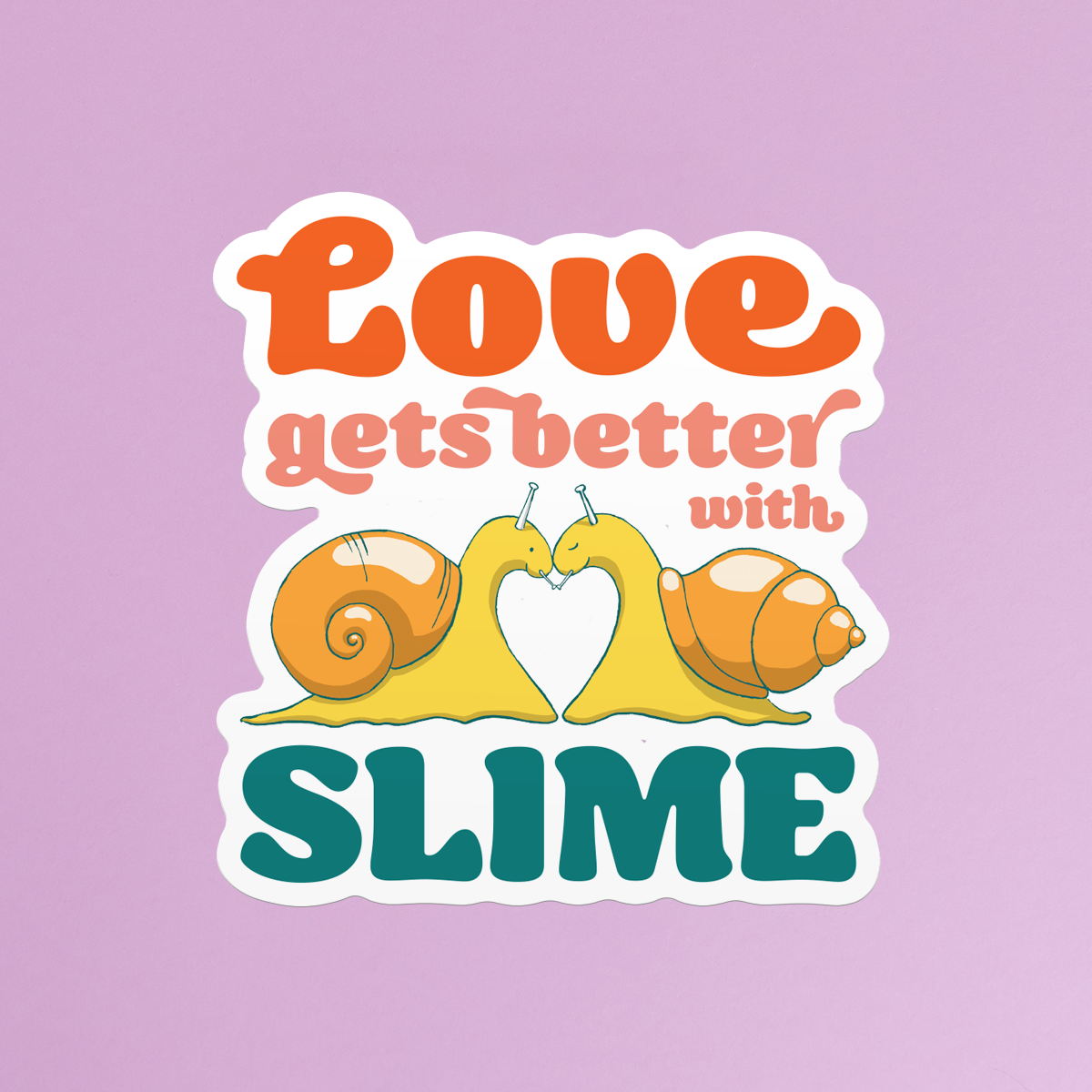 Snail Love sticker